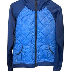 The North Face Blue Ski Jacket with Quilted Design
